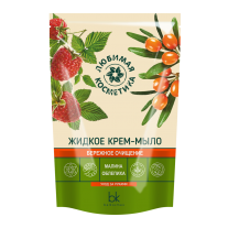 Liquid cream-soap Gentle cleansing • Raspberries • Sea-buckthorn
