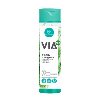 Shower gel with wheat germ extract