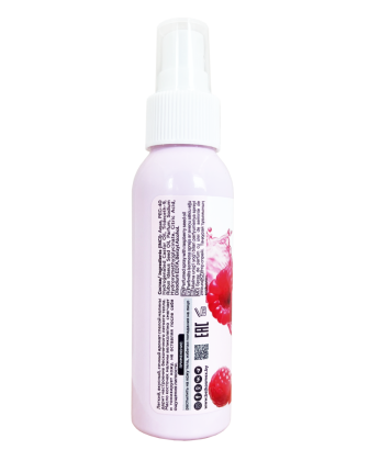 Perfumed spray with raspberry seed oil