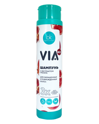 Shampoo with pomegranate extract