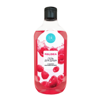 Shower gel with raspberry seed oil