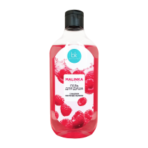 Shower gel with raspberry seed oil