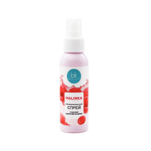 Perfumed spray with raspberry seed oil