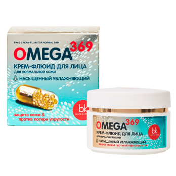 Face cream-fluid for normal skin