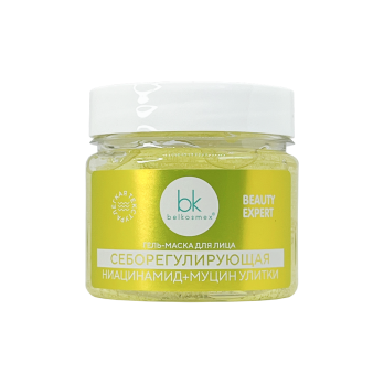 Seboregulating gel facial mask