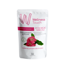 Rose oil sea bath salt